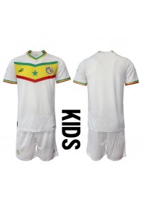 Fotbalové Dres Senegal Dětské Domácí Oblečení MS 2022 Krátký Rukáv (+ trenýrky)